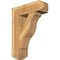 Ekena Millwork Funston Craftsman Rough Sawn Bracket w/ Offset Brace, Western Red Cedar, 8"W x 24"D x 32"H BKT0806X24X32FST04RWR - alternate 1
